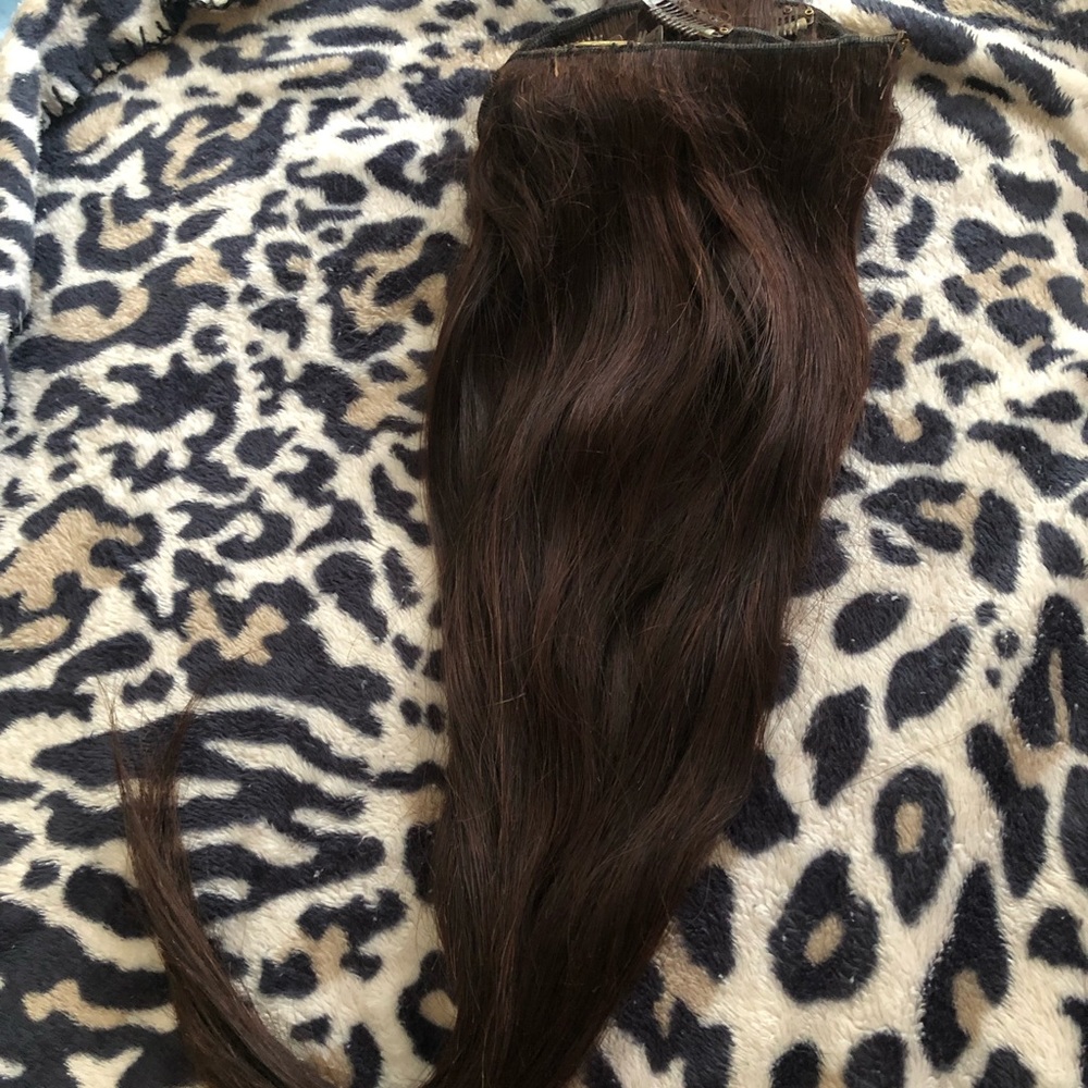 Clip In Hair Extensions 24” real human virgin hair.
